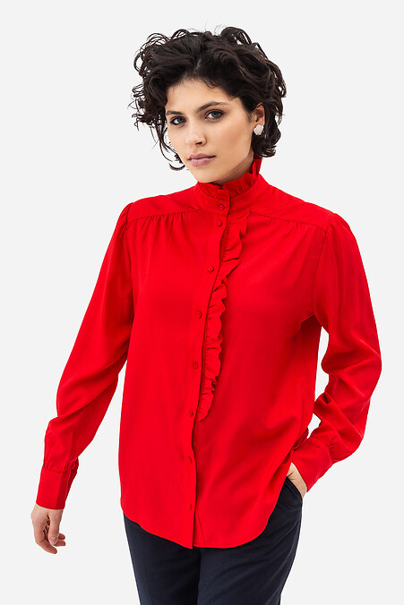 Блуза JANE. Блузи, сорочки. Колір: червоний. #3042014