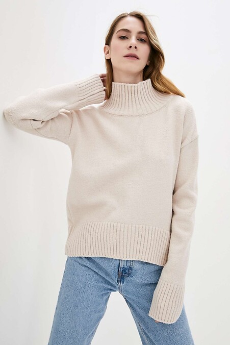 Зимовий жіночий светр. Кофти і светри. Колір: сірий. #4038108