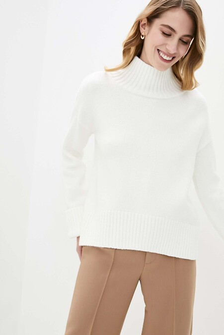 Зимний женский свитер. Кофты и свитера. Цвет: белый. #4038110