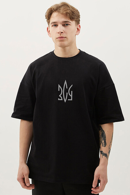 T-Shirt LUCAS ЗСУ. T-shirts. Color: black. #9000173