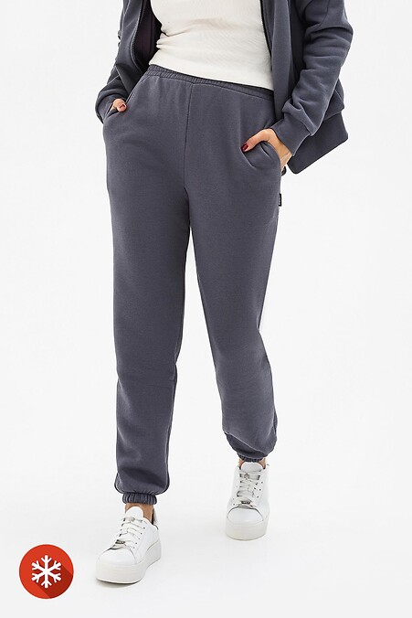 Утепленные брюки MILLI-F. Брюки, штаны. Цвет: серый. #3041174