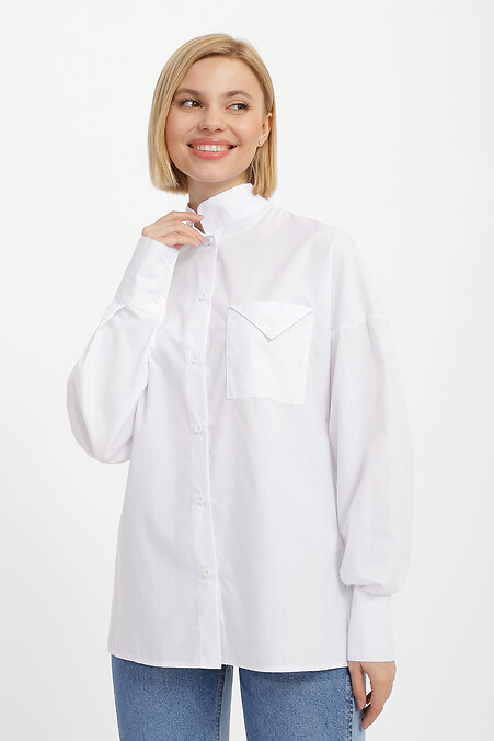 Рубашка VALETTA. Блузы, рубашки. Цвет: белый. #3040184