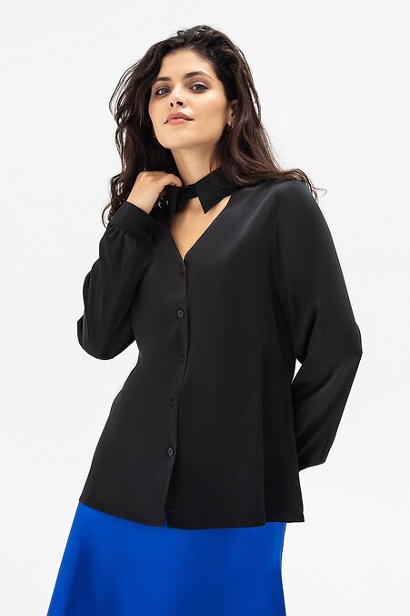 Блуза AILA. Блузи, сорочки. Колір: чорний. #3041202