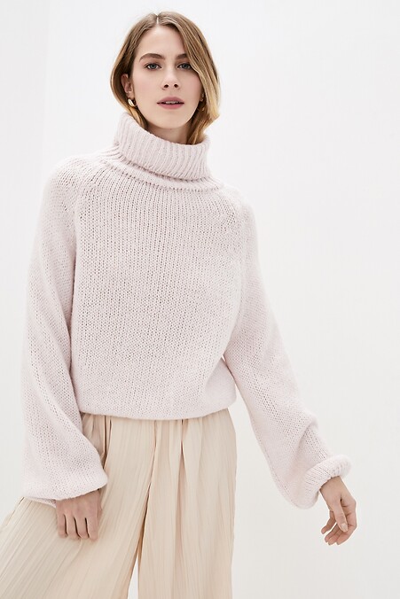 Зимовий светр жіночий. Кофти і светри. Колір: рожевий. #4038204