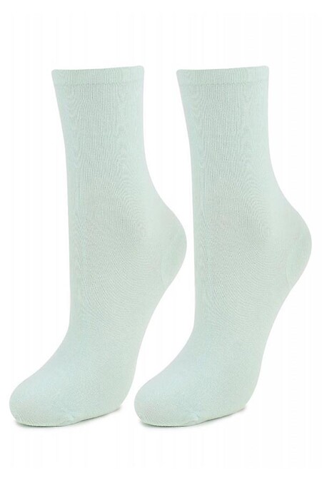 Шкарпетки бавовняні. Гольфи, шкарпетки. Колір: зелений. #3009289