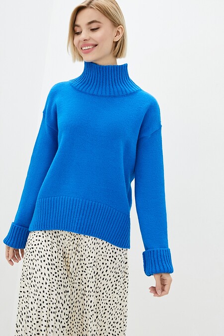 Светр жіночий. Кофти і светри. Колір: синій. #4038317