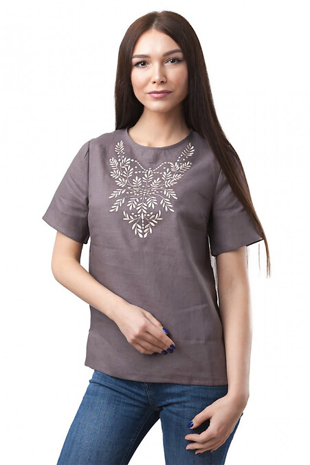 Вышитая женская блузка - #2012389
