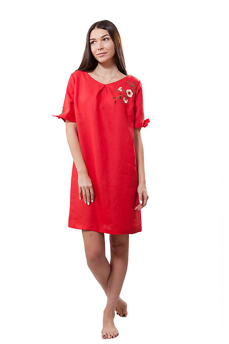 Платье женское. Платья. Цвет: красный. #2012403