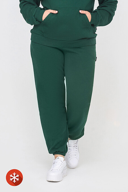 Утепленные брюки KAMALA. Брюки, штаны. Цвет: зеленый. #3041410