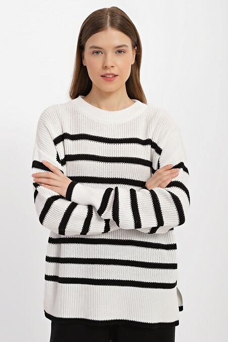 Джемпер женский. Кофты и свитера. Цвет: белый. #4038479
