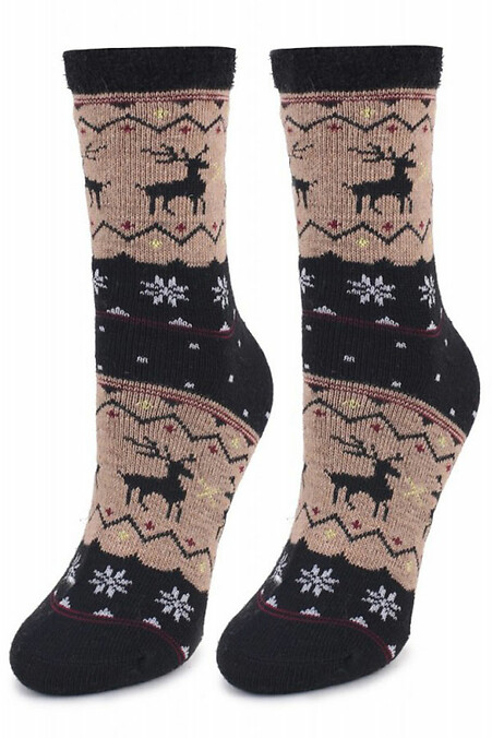 Шкарпетки жіночі. Гольфи, шкарпетки. Колір: чорний. #4023488