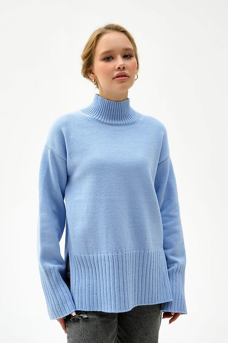 Свитер голубого цвета. Кофты и свитера. Цвет: синий. #4038498
