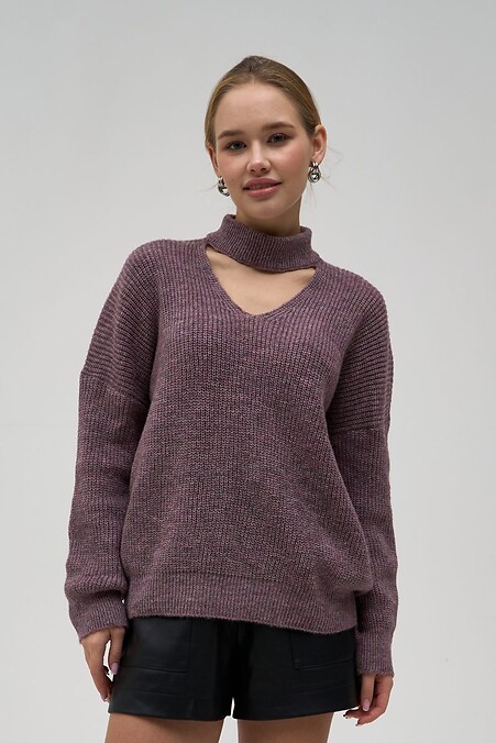 Джемпер кольору марсала. Кофти і светри. Колір: фіолетовий. #4038502