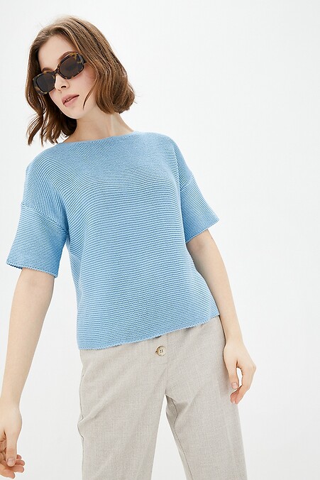 Джемпер женский. Кофты и свитера. Цвет: синий. #4037593