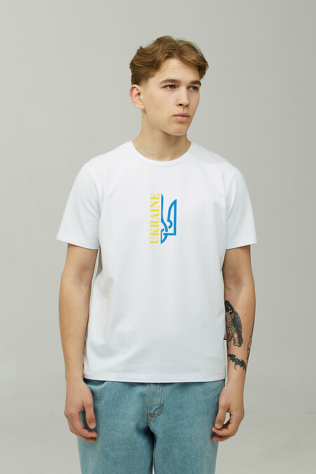 Herren-T-Shirt Ukraine_тризуб - #9000622