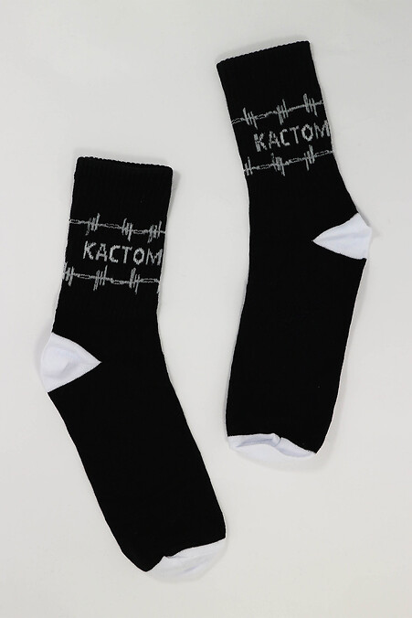 Шкарпетки Custom Wear Кастом чорні. Гольфи, шкарпетки. Колір: чорний. #8025663
