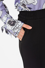 Класичні штани AMANDA-2 зі стрілками чорного кольору Garne 3042005 фото №5