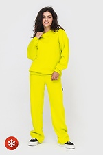 Утеплений флісовий костюм WENDI жовтого кольору Garne 3041013 фото №1