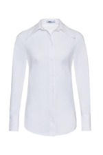 Классическая женская рубашка GWEN белого цвета. Garne 3042023 фото №10