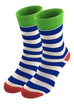 Смугасті шкарпетки кольорові Grini M-SOCKS 2040034 фото №1