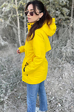 Куртка прямого крою з утяжкою жовтого кольору AllReal 8042072 фото №2