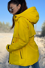 Куртка прямого кроя с утяжкой желтого цвета AllReal 8042072 фото №6