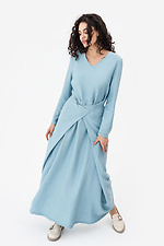 Платье трансформер на завязках HANNAH голубого цвета Garne 3042082 фото №9