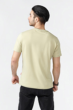Бавовняна патріотична футболка зелена на літо для чоловіків GEN 9001083 фото №2