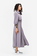 Платье CARRY графитового цвета с широкой резинкой на талии Garne 3042087 фото №5