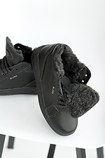 Підліткові черевики шкіряні зимові чорні  2505088 фото №5