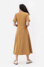Классическое платье песочного цвета ADA с широкой юбкой Garne 3042096 фото №6