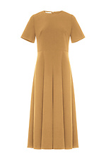 Класична сукня ADA пісочного кольору з широкою спідницею Garne 3042096 фото №9