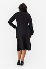 Шовкова сукня SELESTA чорного кольору Garne 3041107 фото №8