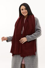 Полушерстяной объемный шарф на зиму Garne 4516112 фото №1