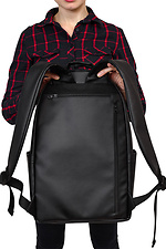 Жіночий великий рюкзак чорного кольору SamBag 8045112 фото №7