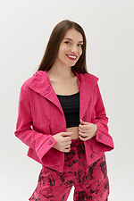 Короткая вельветовая куртка MYLIE с капюшоном и большими карманами Garne 3040114 фото №1