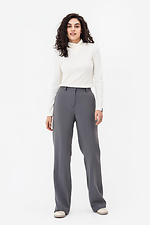 Класичні штани DILAR-H графітового кольору зі стрілками Garne 3042128 фото №4