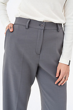 Класичні штани DILAR-H графітового кольору зі стрілками Garne 3042128 фото №7