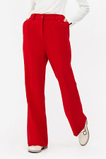 Классические красные брюки DILAR-H со стрелками Garne 3042129 фото №4