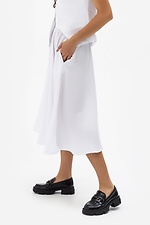Пышная юбка DARIA длиной ниже колена белого цвета Garne 3041130 фото №3