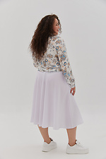 Пышная юбка DARIA длиной ниже колена белого цвета Garne 3041130 фото №8
