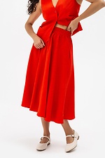 Пышная юбка DARIA длиной ниже колена красного цвета Garne 3041131 фото №1