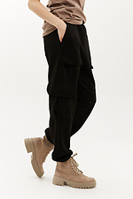 Трикотажні штани джоггери GRET з великими кишенями та манжетами Garne 3040161 фото №4