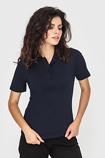 Жіноча футболка - поло MILLI синього кольору Garne 3041163 фото №1