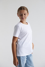Дитяча футболка BEBI білого кольору Garne 7770173 фото №4
