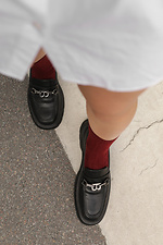 Вязаные высокие носки из шерсти мериноса M-SOCKS 2040194 фото №10