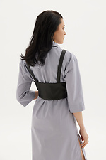 Жіночий комплект SINDI з бавовняної сукні-сорочки та чорного корсету Garne 3040199 фото №5