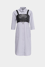 Жіночий комплект SINDI з бавовняної сукні-сорочки та чорного корсету Garne 3040199 фото №6