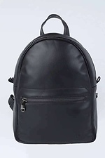 Маленький городской рюкзак из черного кожзама SGEMPIRE 8015236 фото №1