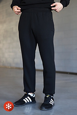 Утеплені чоловічі штани KEVIN на манжетах чорного кольору Garne 3041240 фото №2